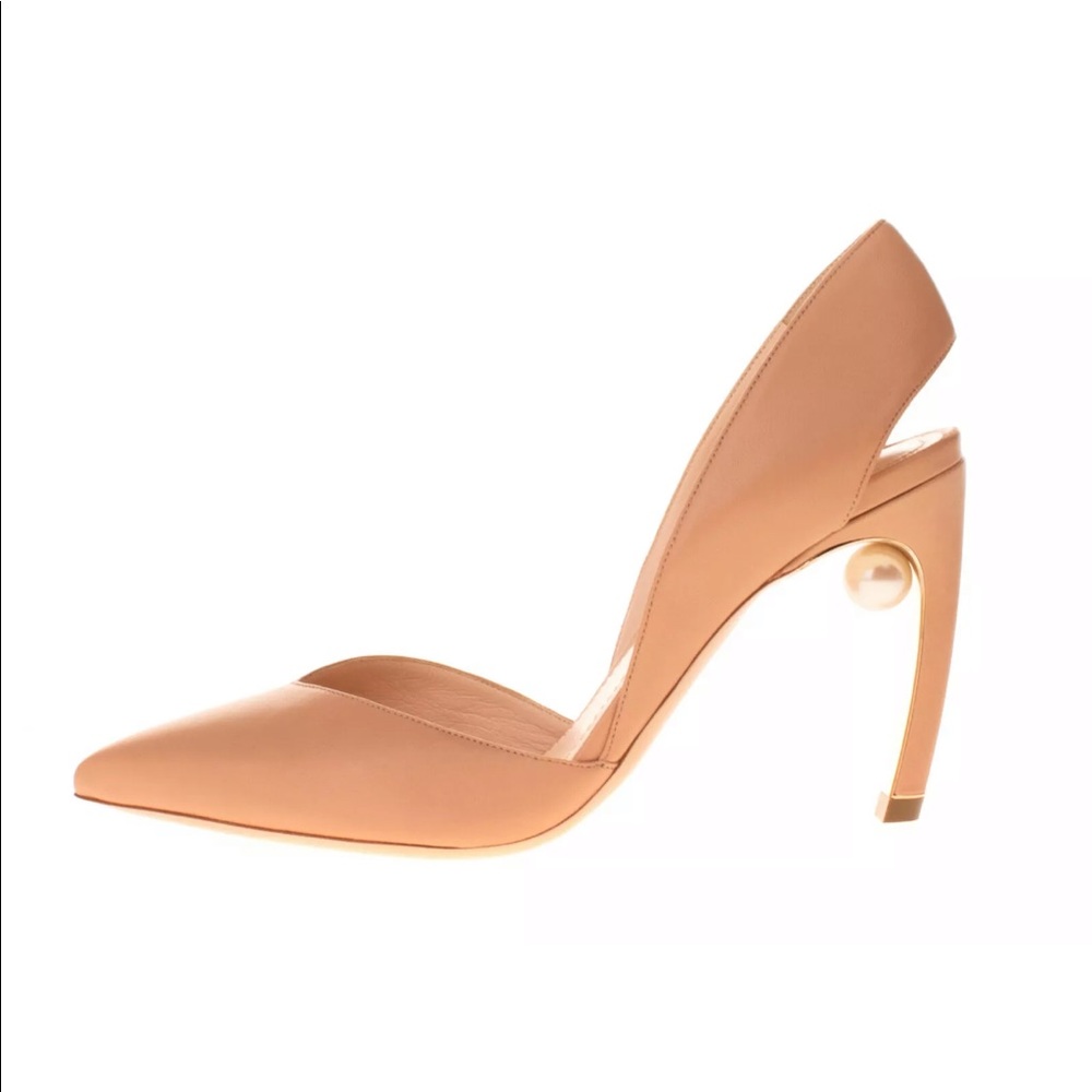 Nicholas Kirkwood Beige Slingback Heels - Picture 3 of 12